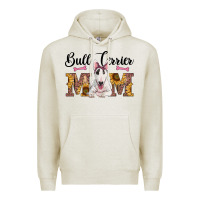 Oatmeal Heather western bull terrier mom Premium Hoodie - RanaPortraitStore