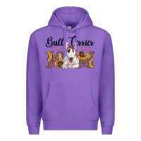 Purple western bull terrier mom Premium Hoodie - RanaPortraitStore