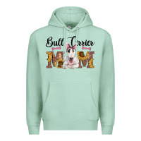 Seafoam western bull terrier mom Premium Hoodie - RanaPortraitStore