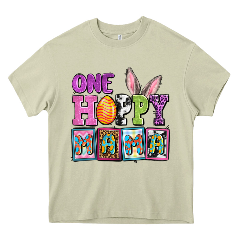 Easter Day One Hoppy Mama Heavy Core Tee by OliviaCreatesArt | Teevron
