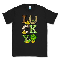 Black St. Patrick's Western lucky Classic Tee - OliviaCreatesArt