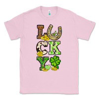 Bubblegum Pink St. Patrick's Western lucky Classic Tee - OliviaCreatesArt