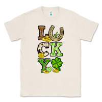 Natural St. Patrick's Western lucky Classic Tee - OliviaCreatesArt