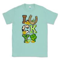 Seafoam St. Patrick's Western lucky Classic Tee - OliviaCreatesArt