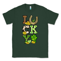 Sports Green St. Patrick's Western lucky Classic Tee - OliviaCreatesArt