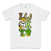 White St. Patrick's Western lucky Classic Tee - OliviaCreatesArt