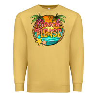 Antique Gold beach please Premium Sweatshirt - Jasminsmagicworld