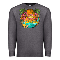 Charcoal Heather beach please Premium Sweatshirt - Jasminsmagicworld