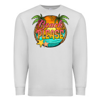 Dove Grey beach please Premium Sweatshirt - Jasminsmagicworld