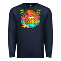 Navy beach please Premium Sweatshirt - Jasminsmagicworld