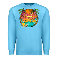 Ocean Blue beach please Premium Sweatshirt - Jasminsmagicworld