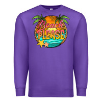 Purple beach please Premium Sweatshirt - Jasminsmagicworld