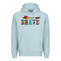 Brave And Aztec Wood Sunflower With Arrow Premium Hoodie | Teevron
