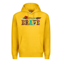 Lemon brave and aztec wood sunflower with arrow Premium Hoodie - Artiststas