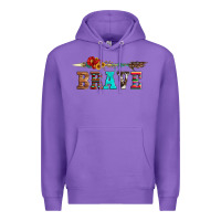 Purple brave and aztec wood sunflower with arrow Premium Hoodie - Artiststas