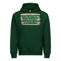 Forest Green Floral Mama Tried Urban Hoodie - Jasminsmagicworld