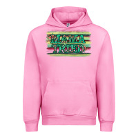 Fuchsia Pink Floral Mama Tried Urban Hoodie - Jasminsmagicworld