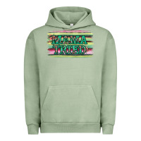 Pigment Oil Green Floral Mama Tried Urban Hoodie - Jasminsmagicworld