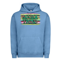 Pigment Pebble Blue Floral Mama Tried Urban Hoodie - Jasminsmagicworld