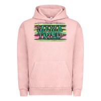 Pigment Salmon Floral Mama Tried Urban Hoodie - Jasminsmagicworld