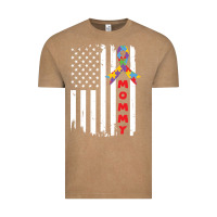 Vintage Coffee lil autism mom Vintage Tee - CowhideDigitalArt