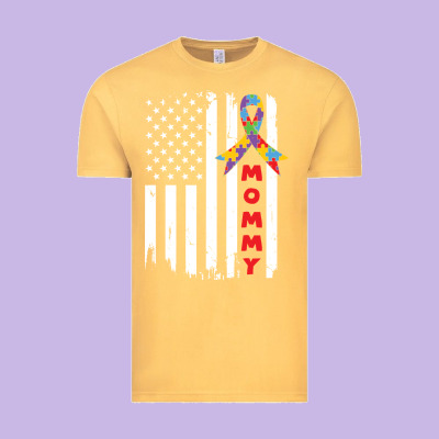 Lil Autism Mom Vintage Tee Designed By Cowhidedigitalart