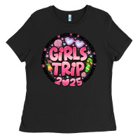 Black Grils Trip 2025 Ladies Tee - CowhideDigitalArt