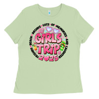 Matcha Grils Trip 2025 Ladies Tee - CowhideDigitalArt