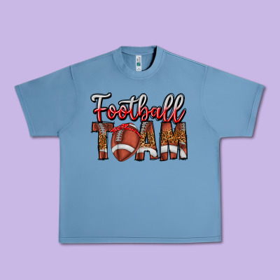 Football Team Urban Heavy Tee Designed By Cowhidedigitalart