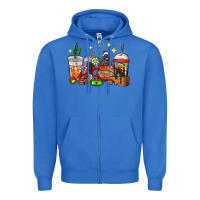 True Royal Christmas coffee cups with Labrador Zipper Hoodie - RanaPortraitStore