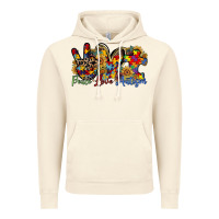 Vintage Artic peace love autism Vintage Hoodie - RacoonDesign