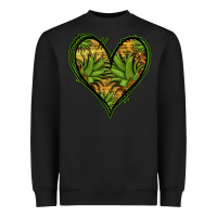 Black pineapple heart Heavyweight Sweatshirt - Jasminsmagicworld