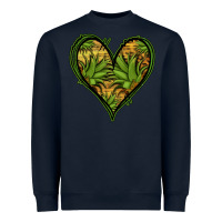 Navy pineapple heart Heavyweight Sweatshirt - Jasminsmagicworld