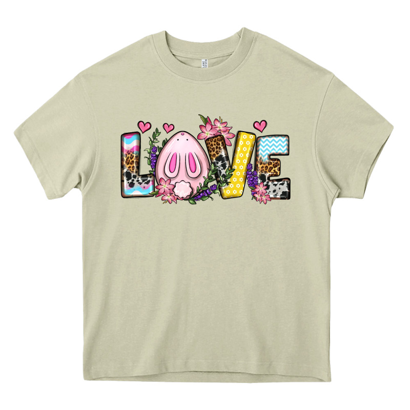 Easter Day Love Easter Heavy Core Tee by OliviaCreatesArt | Teevron