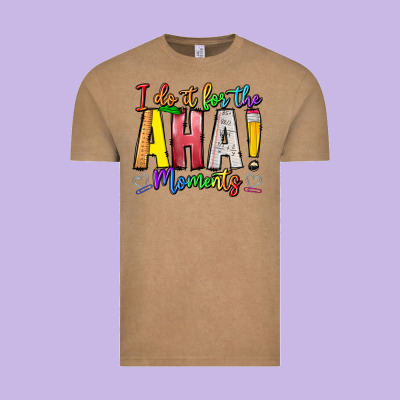 Idiot Of The Aha Moments Vintage Tee Designed By Cowhidedigitalart