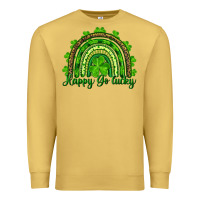 Antique Gold st. patrick's day happy go lucky Premium Sweatshirt - RanaPortraitStore