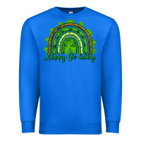 True Royal st. patrick's day happy go lucky Premium Sweatshirt - RanaPortraitStore