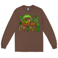 Chestnut kiss me im irish st patricks lip stain Long Sleeve Tee - LillyAllenDesigns