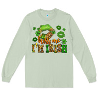 Matcha kiss me im irish st patricks lip stain Long Sleeve Tee - LillyAllenDesigns