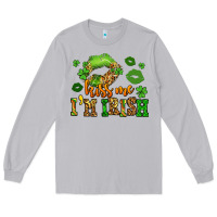 Moon Dust kiss me im irish st patricks lip stain Long Sleeve Tee - LillyAllenDesigns