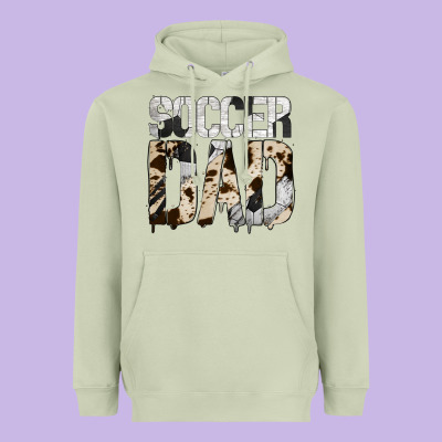 No Background Soccer Dad Heavyweight Hoodie Designed By Jasminsmagicworld