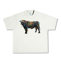 Pistachio christmas black angus bull with christmas lights Urban Heavy Tee - RanaPortraitStore