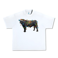White christmas black angus bull with christmas lights Urban Heavy Tee - RanaPortraitStore