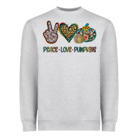 Peace Love Pumkins Heavyweight Sweatshirt | Teevron
