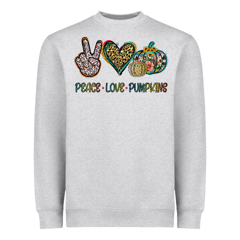 Peace Love Pumkins Heavyweight Sweatshirt by Jasminsmagicworld | Teevron