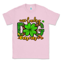 Bubblegum Pink One lucky dog mom St. Patrick's Classic Tee - OliviaCreatesArt