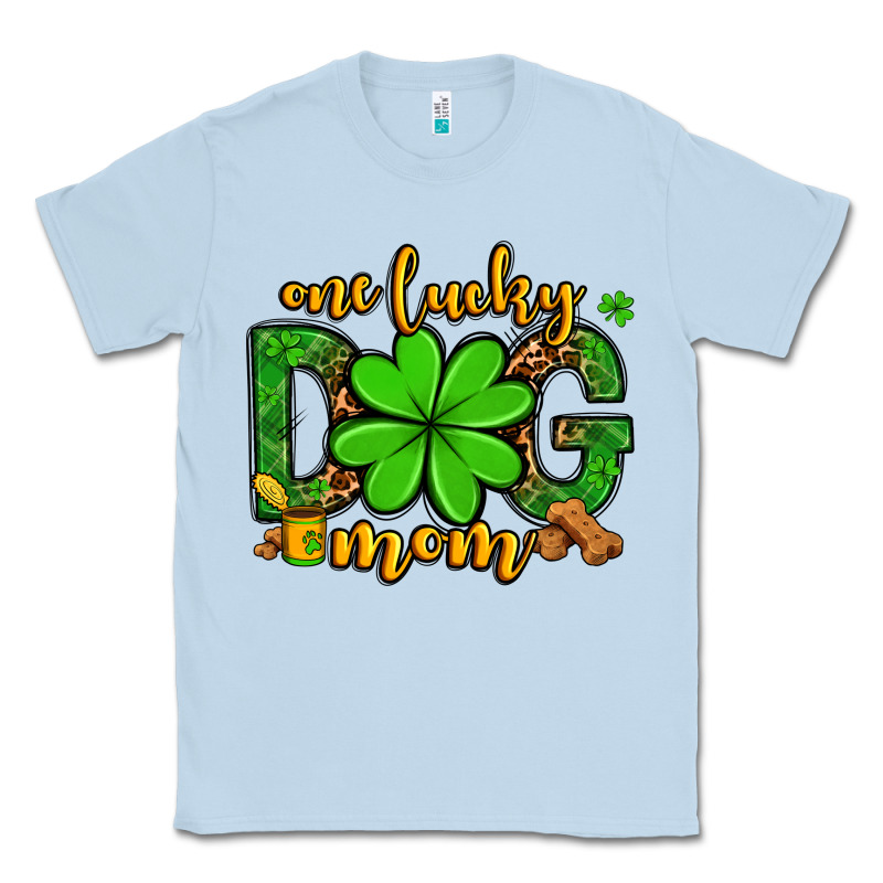 One Lucky Dog Mom St. Patrick's Classic Tee by OliviaCreatesArt | Teevron