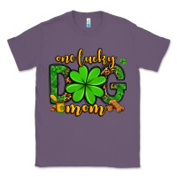 Lavender One lucky dog mom St. Patrick's Classic Tee - OliviaCreatesArt