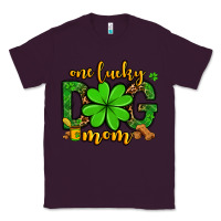 Plum One lucky dog mom St. Patrick's Classic Tee - OliviaCreatesArt