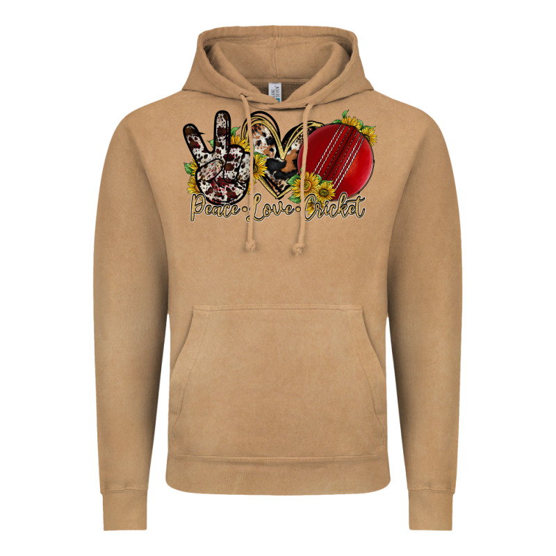 Peace Love Cricket Vintage Hoodie by RacoonDesign | Teevron